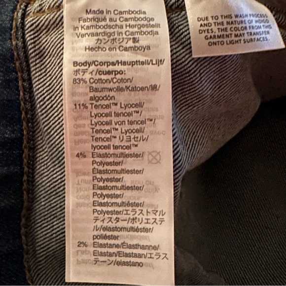 Madewell 10”‎ High-Rise Skinny Jeans MA616 Plus Size 35 - Picture 12 of 13